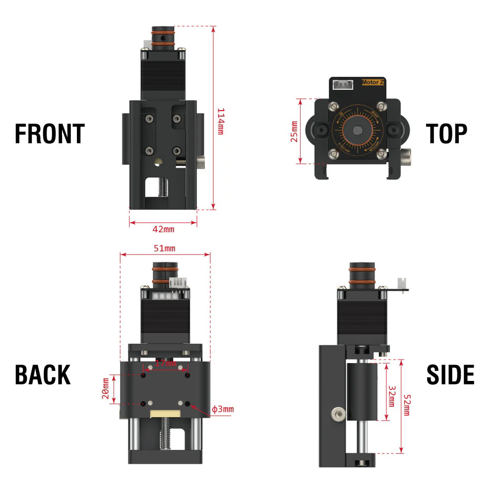 20mm NEJE Z-axis module, mecha - Industrial Laser Engraver review and price