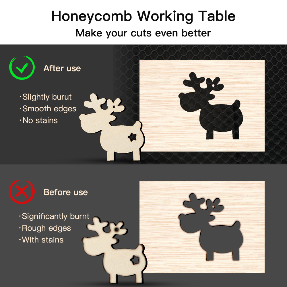 Laser Engraving Machine Fast S - Honeycomb Laser Bed review and price