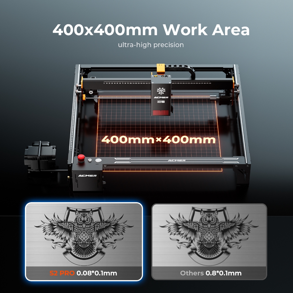 ACMER S2 PRO 36W/48W Laser Eng - Laser Marking Machine review and price